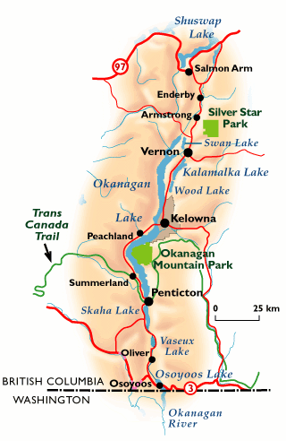 Okanagan Map